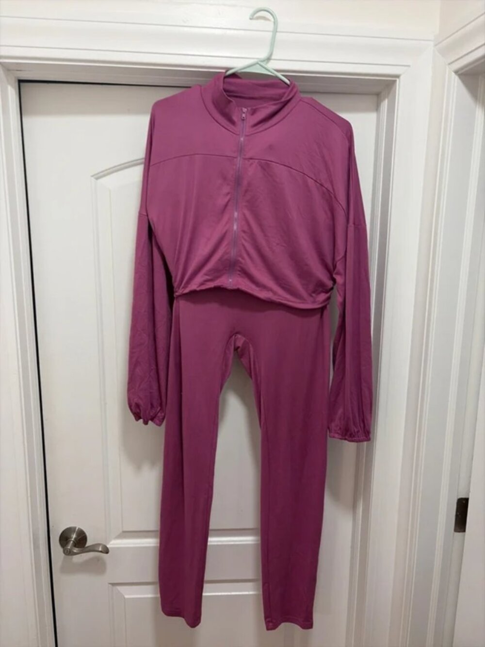 Magenta Matching Activewear Set XL